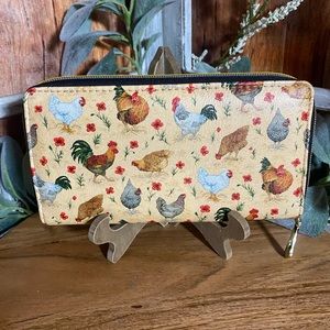 Chicken print wallet